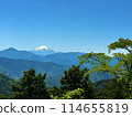 Spectacular view of Mt. Fuji from the summit of Mt. Takao 114655819