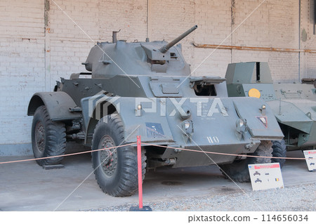 Belgian Army Staghound armoured car 114656034