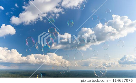 肥皂泡和藍天5 114657076