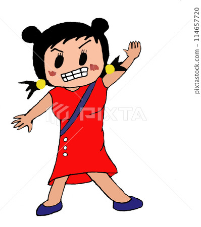 穿著中國服裝的中國女人 穿著中國服裝的中國女人 114657720