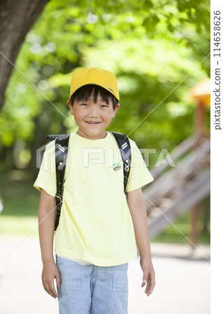 一年級小學生書包肖像 一年級小學生書包肖像 114658626