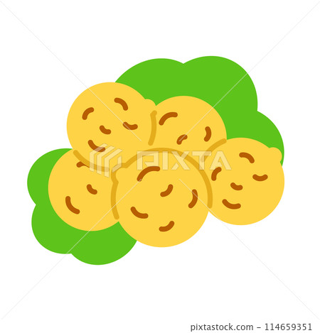 花枝圓圈圖示說明 114659351