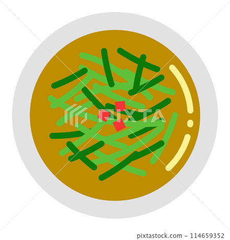 油炸蔬菜的圖標說明 油炸蔬菜的圖標說明 114659352