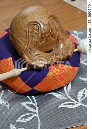 木行（Mokugyo），一種感恩的佛教器物 114660100
