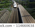 Speeding bullet train 114660638