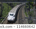 Speeding bullet train 114660642