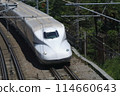 Speeding bullet train 114660643