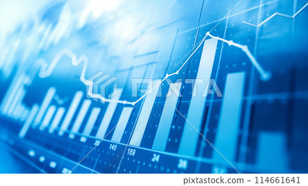 Business image financial graph Business image financial graph 114661641