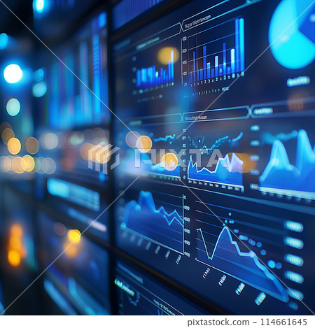 Business image financial graph 114661645