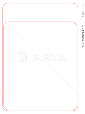 粉紅色簡單標籤框架 114662009