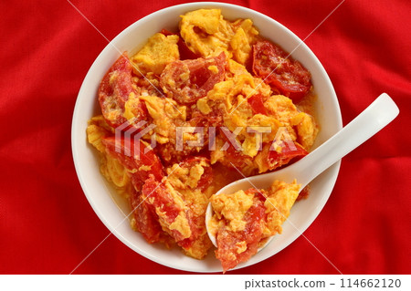 Tomato and egg stir fry Tomato and egg stir fry 114662120