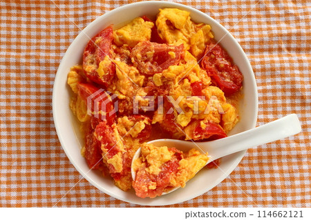 Tomato and egg stir fry Tomato and egg stir fry 114662121