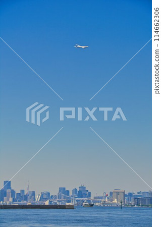 Planes seen from Jonanjima Seaside Park 114662306
