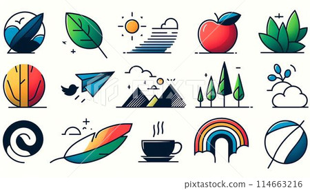 Cute illustration set 114663216