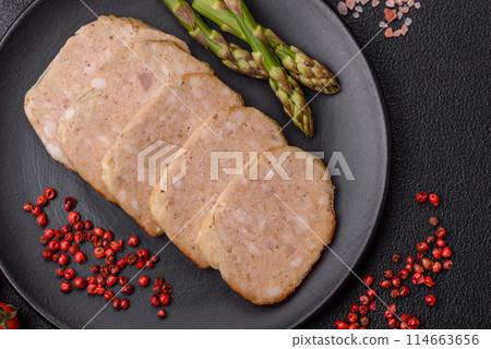 Delicious roll or homemade minced chicken sausage 114663656