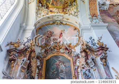 Ottobeuren abbey, near Memmingen, bavaria, germany Ottobeuren abbey, near Memmingen, bavaria, germany 114663915