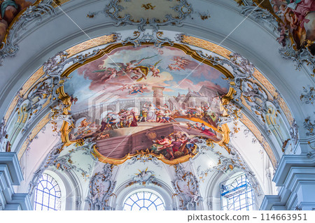 Ottobeuren abbey, near Memmingen, bavaria, germany 114663951