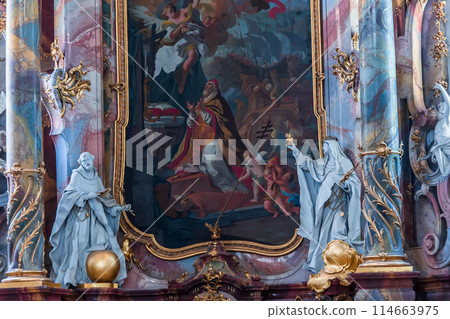 Ottobeuren abbey, near Memmingen, bavaria, germany Ottobeuren abbey, near Memmingen, bavaria, germany 114663975