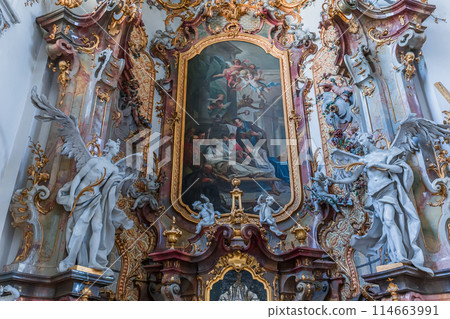Ottobeuren abbey, near Memmingen, bavaria, germany Ottobeuren abbey, near Memmingen, bavaria, germany 114663991