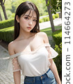 female, lady, woman 114664273