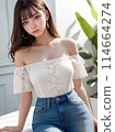 female, lady, woman 114664274