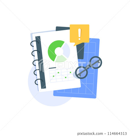 systematic and independent examination audit system,flat design icon vector illustration systematic and independent examination audit system,flat design icon vector illustration 114664313