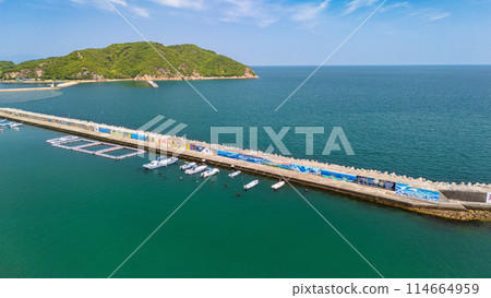 東香川市引田漁港鳥瞰圖 114664959