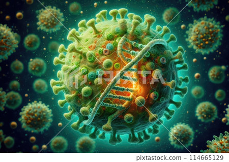 colorful background of a cells 114665129