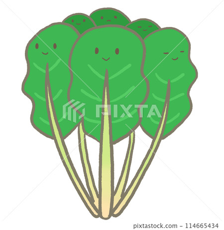 R: More fairytale vegetables: spinach② 114665434