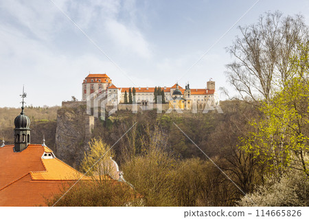 Vranov nad Dyji Castle in Znojmo region in South Moravia. Vranov nad Dyji Castle in Znojmo region in South Moravia. 114665826
