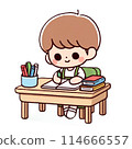 男孩在學習 114666557