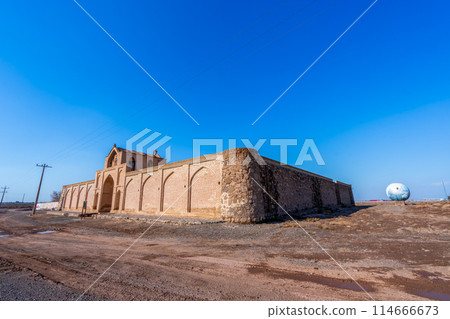 The ruins of a historic caravanserai on the outskirts of Tehran. 114666673