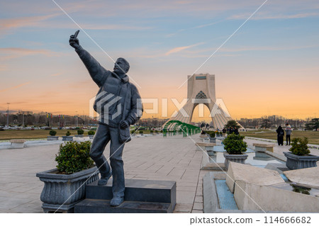 Twilight at Azadi Tower 114666682
