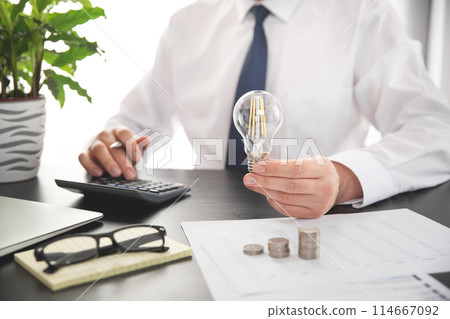 Increase in energy tariffs. Energy saving Increase in energy tariffs. Energy saving 114667092
