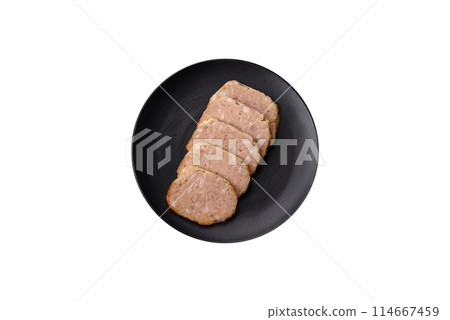 Delicious roll or homemade minced chicken sausage Delicious roll or homemade minced chicken sausage 114667459