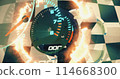 High-speed tachometer. 3D render 114668300