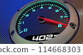 High-speed tachometer. 3D render 114668303