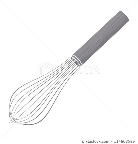 kitchen utensil metal whisk for whipping 114668589