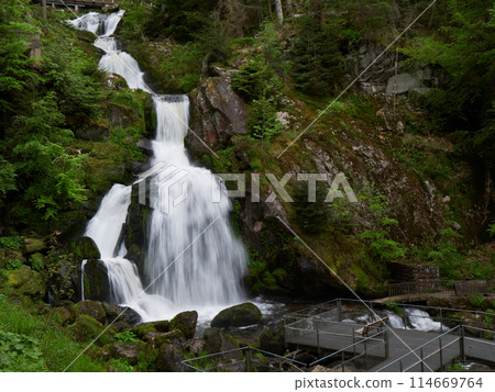 Triberg waterfalls, Germany 114669764