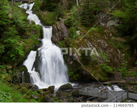 Triberg waterfalls, Germany 114669765