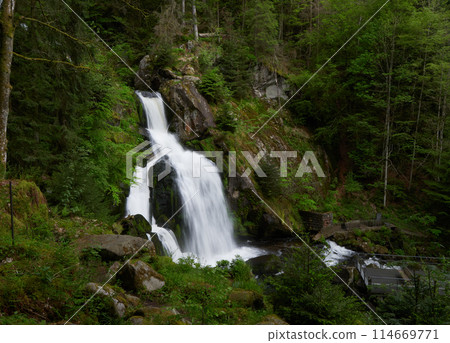 Triberg waterfalls, Germany 114669771