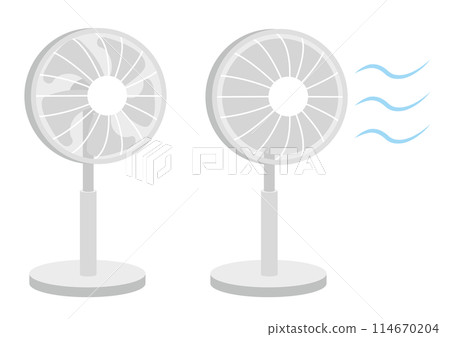 Illustration of a fan 114670204