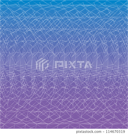Abstract pattern of lines and curves with gradient blue lilac background 114670319