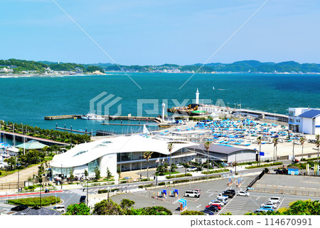 湘南江之島遊艇港風景 114670991