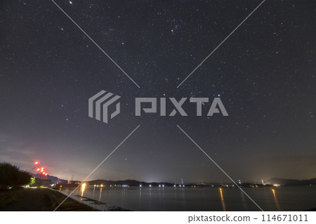 瀨戶內的秋季星空：午夜東方天空的獵戶座 114671011