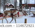 Reindeer in Santa Claus Village 114672921