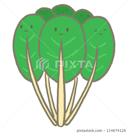 R: More fairy-tale vegetables: Komatsuna ④ 114674126