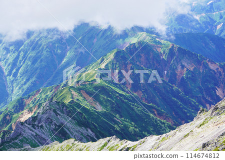 Mountain scenery seen from Mount Yari 114674812