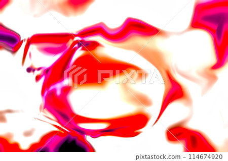 Bright abstract texture with transparent effect like molten glass in red-pink spots on white background Bright abstract texture with transparent effect like molten glass in red-pink spots on white background 114674920