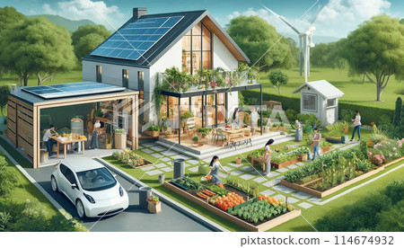 Eco-friendly living 114674932